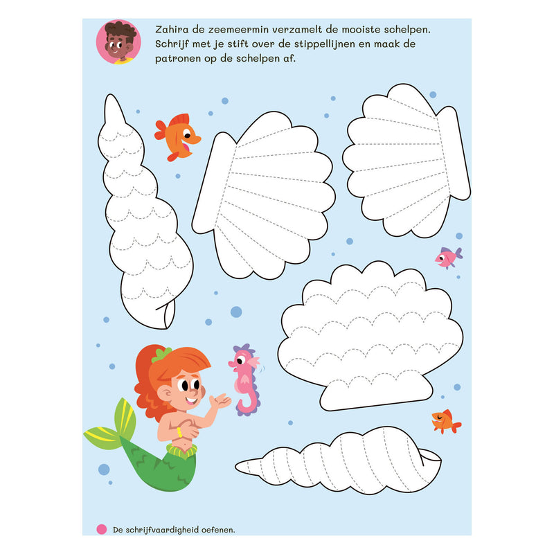 Load image into Gallery viewer, Deltas oefenboek afwasbaar papier ik leer al schrijven (6-7 j.)