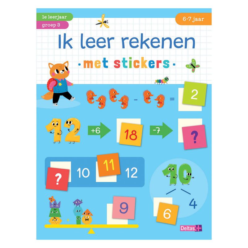 Load image into Gallery viewer, Deltas ik leer rekenen met stickers (6-7 j.)