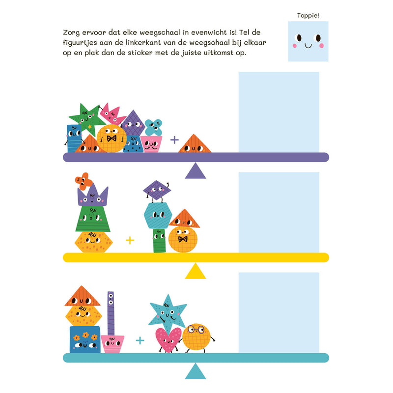 Load image into Gallery viewer, Deltas ik leer rekenen met stickers (6-7 j.)