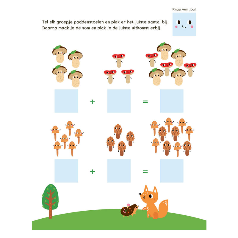 Load image into Gallery viewer, Deltas ik leer rekenen met stickers (6-7 j.)