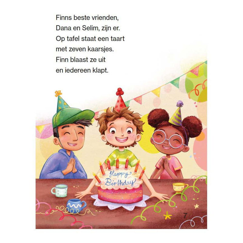 ギャラリービューアに画像をロードする, Deltas leesboek voor beginnende lezers - hoera, ik ben jarig