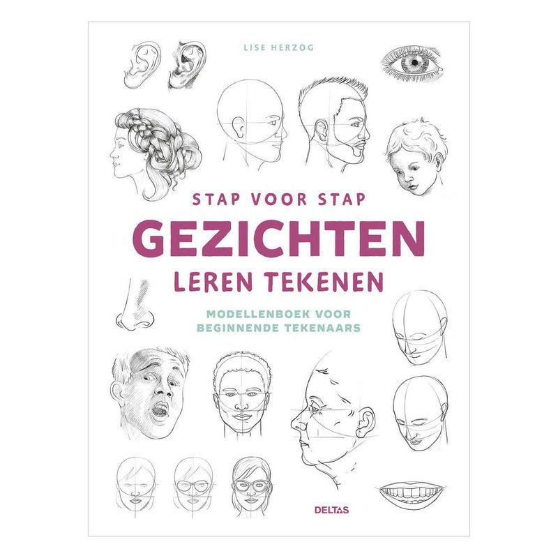 Afbeelding laden in galerijviewer, Deltas stap voor stap gezichten leren tekenen