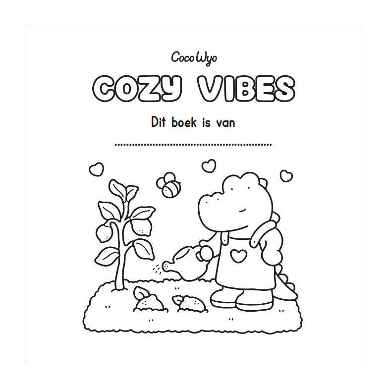ギャラリービューアに画像をロードする, Deltas cozy vibes cute comfy kleurboek coco wyo