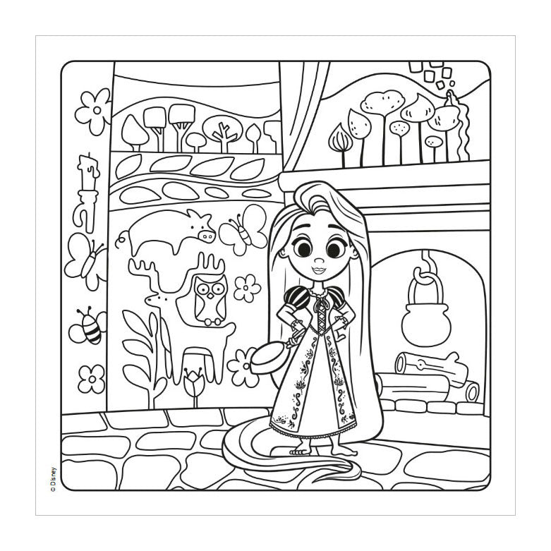 ギャラリービューアに画像をロードする, Deltas disney cute cozy color kleurboek classic