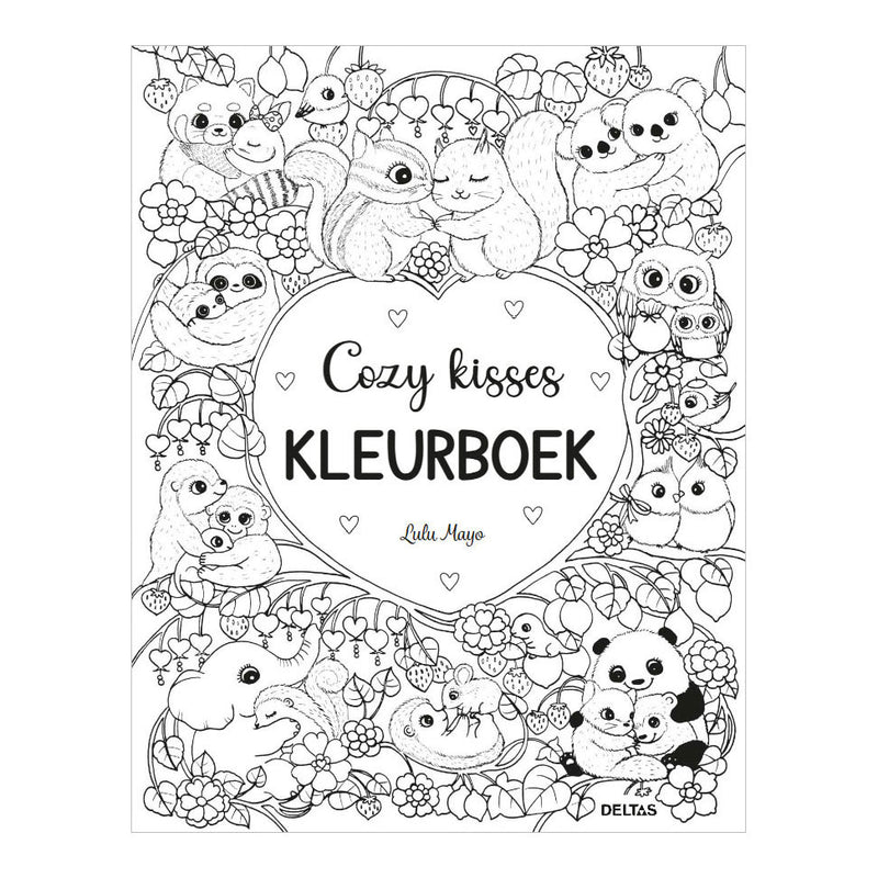 Afbeelding laden in galerijviewer, Deltas cozy kisses kleurboek