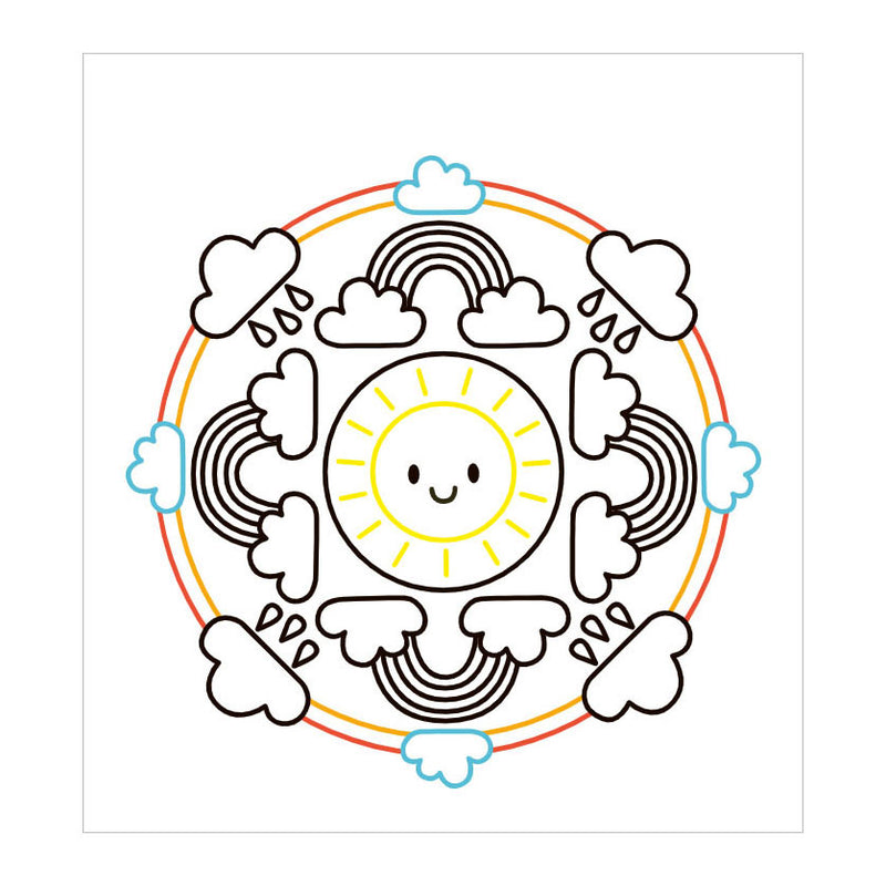 Afbeelding laden in galerijviewer, Deltas happy mandala color kleurboek