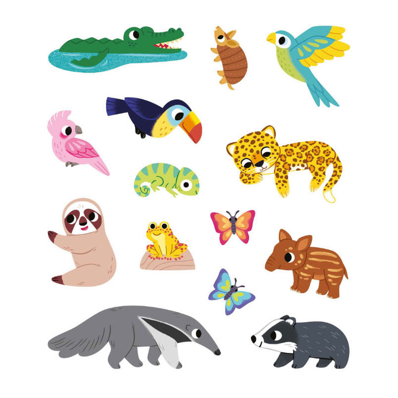 Afbeelding laden in galerijviewer, Deltas mijn eerste stickerboek kleine handjes dieren van de wereld