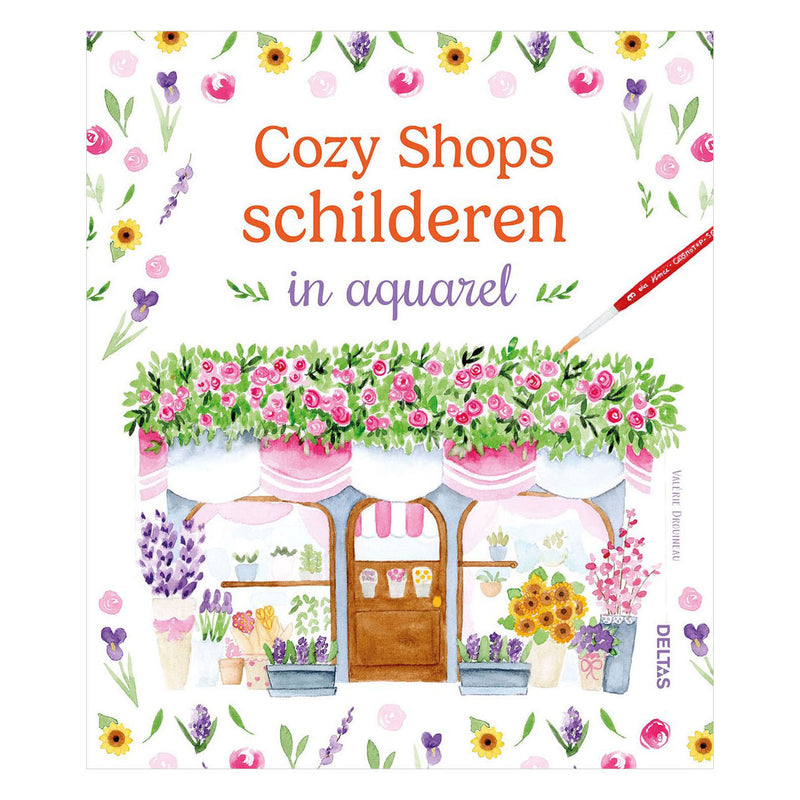 Afbeelding laden in galerijviewer, Deltas cozy shops schilderen in aquarel