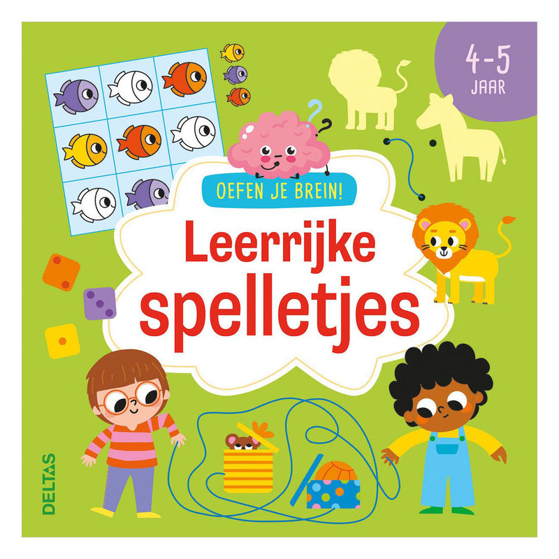 ギャラリービューアに画像をロードする, Deltas oefen je brein! leerrijke spelletjes - 4-5 jaar