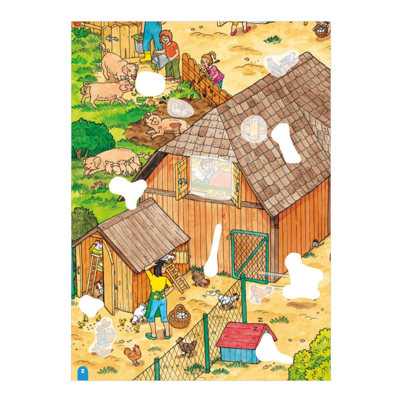 Afbeelding laden in galerijviewer, Deltas mijn leuke zoekboek met stickers - dieren
