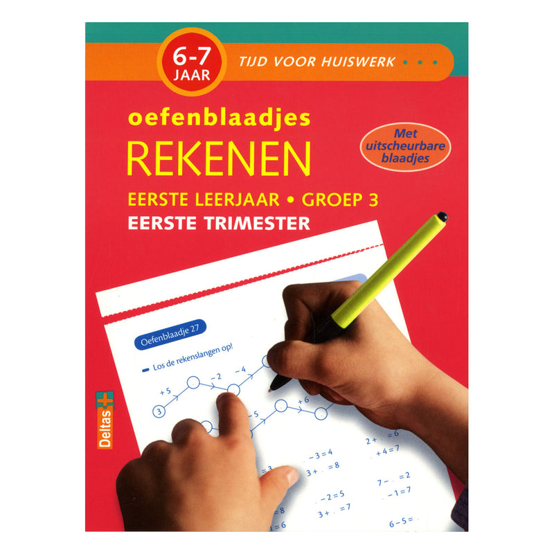 Load image into Gallery viewer, Deltas oefenblaadjes rekenen (6-7 j.) eerste trimester