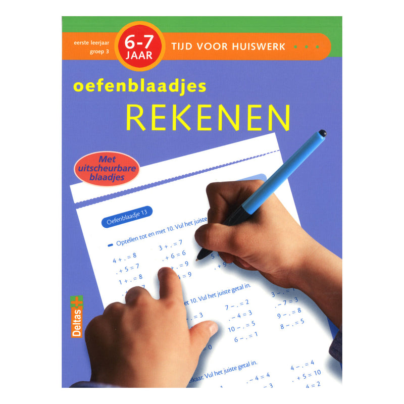 Load image into Gallery viewer, Deltas oefenblaadjes rekenen (6-7 j.)