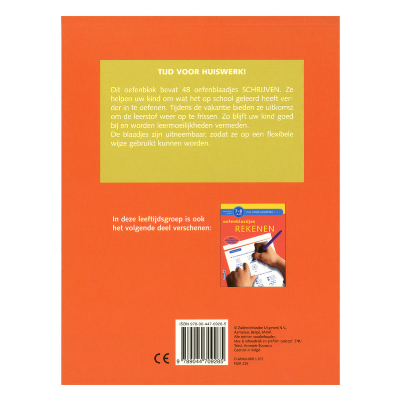 Load image into Gallery viewer, Deltas oefenblaadjes schrijven (7-8 j.)