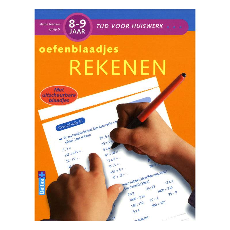 Load image into Gallery viewer, Deltas oefenblaadjes rekenen (8-9 j.)