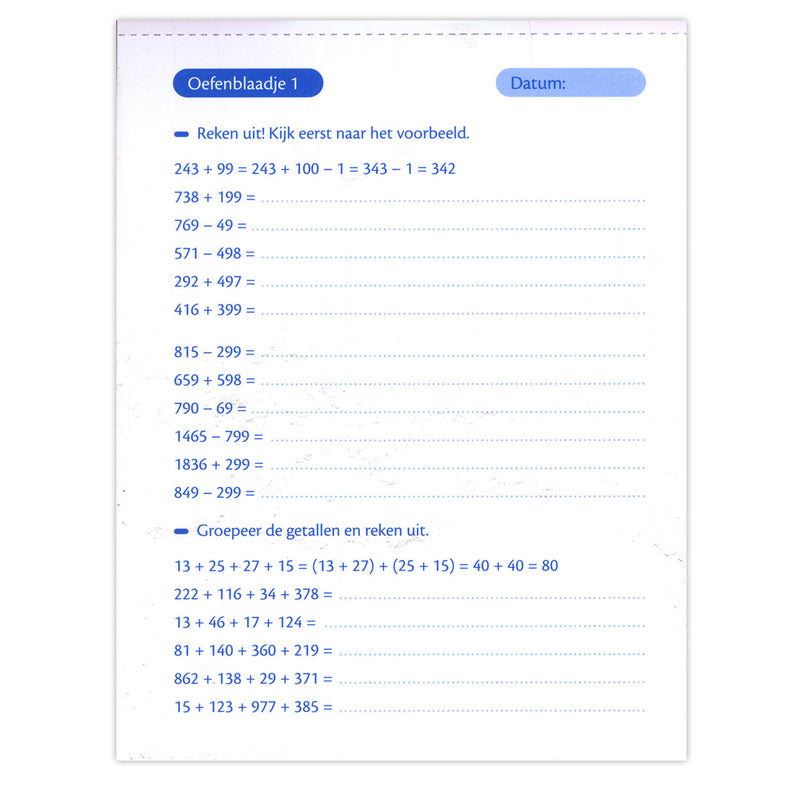 Load image into Gallery viewer, Deltas oefenblaadjes cijferen en bewerkingen (9-10 j)