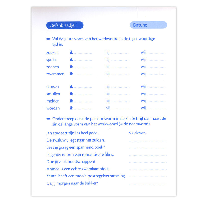 Load image into Gallery viewer, Deltas oefenblaadjes spelling en woordenschat (10-11j)