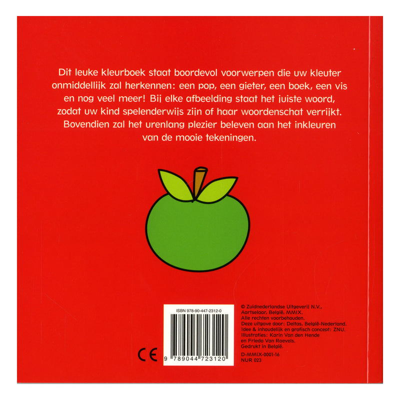 Load image into Gallery viewer, Deltas mijn eerste woordjes kleurboek