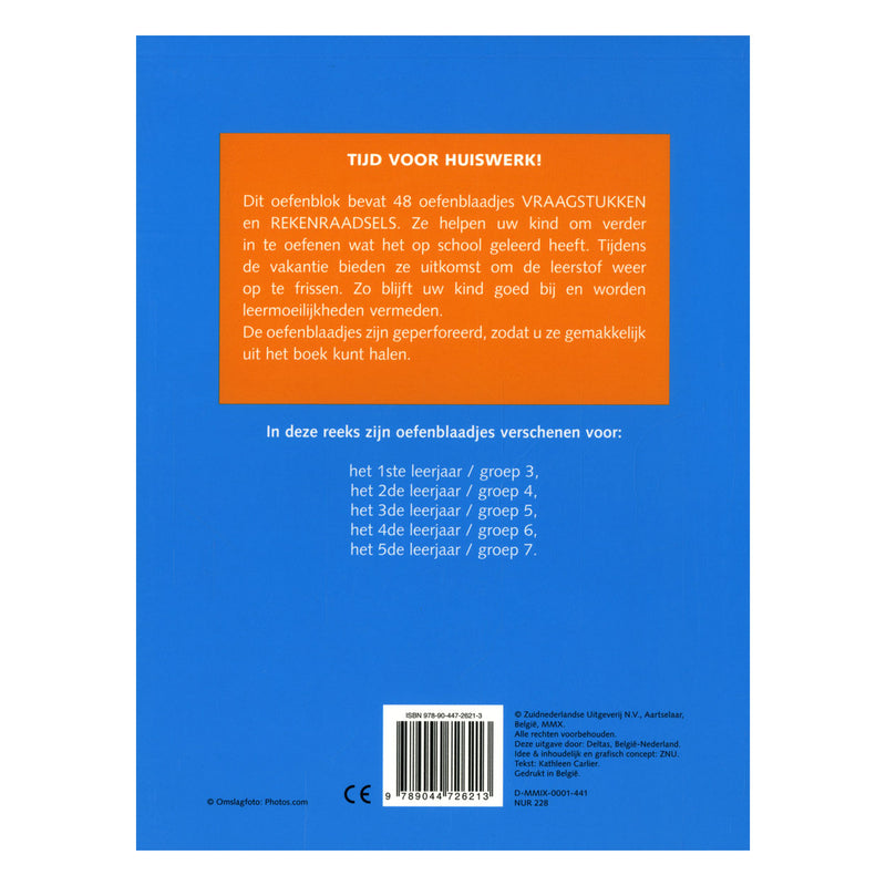 Load image into Gallery viewer, Deltas oefenblaadjes vraagstukken en rekenraadsels