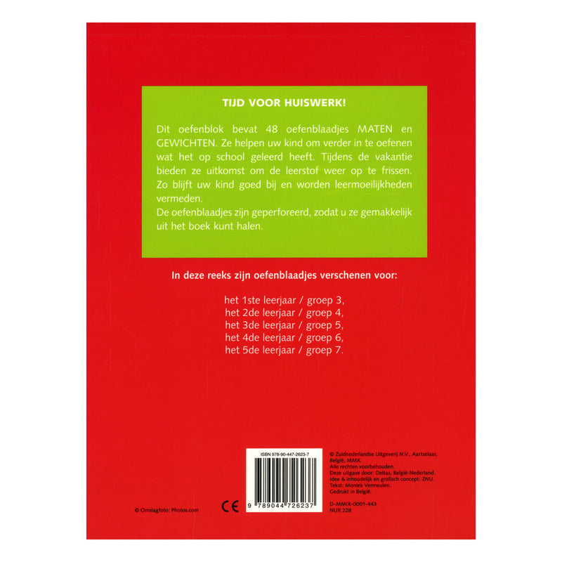 Load image into Gallery viewer, Deltas oefenblaadjes maten en gewichten