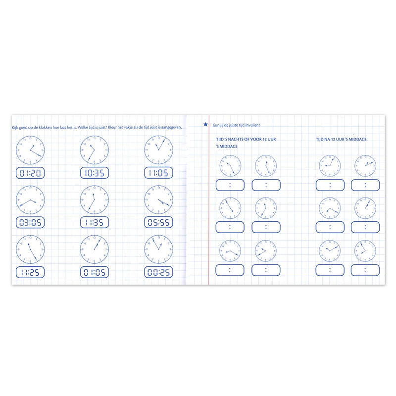 Load image into Gallery viewer, Deltas mijn oefenschrift de klok 9-11 jaar
