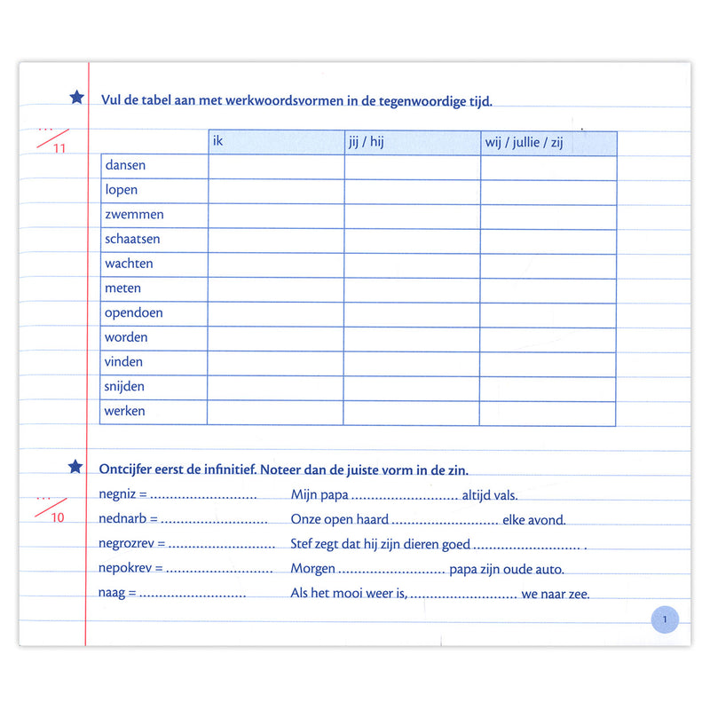 Load image into Gallery viewer, Deltas mijn oefenschrift werkwoorden - groep 7
