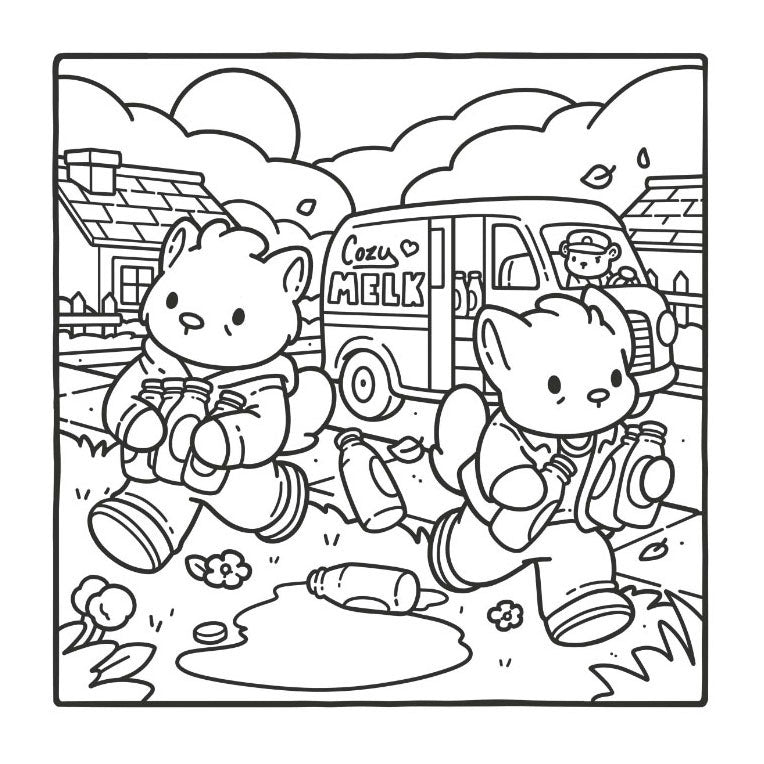 Afbeelding laden in galerijviewer, Deltas cat crimes - cozy kleurboek jade summer