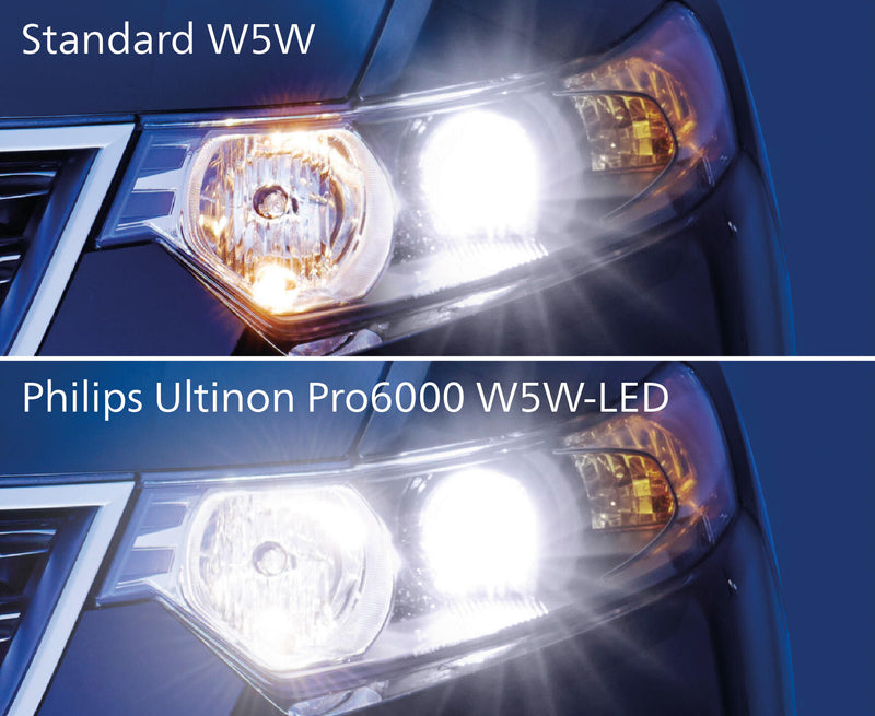 Cargue la imagen en el visor de la galería, Philips hoofdlamp ultinon pro6000 w5w-led . lamp 12 v w5w-led