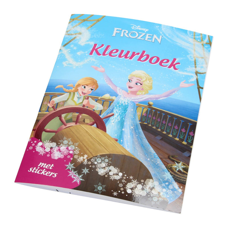 Load image into Gallery viewer, Boek specials nederland bv disney frozen kleurboek met stickers