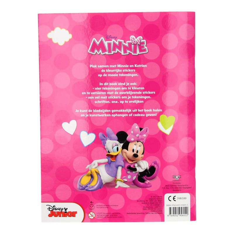 Load image into Gallery viewer, Minnie Mouse Sticker- en Kleurboek