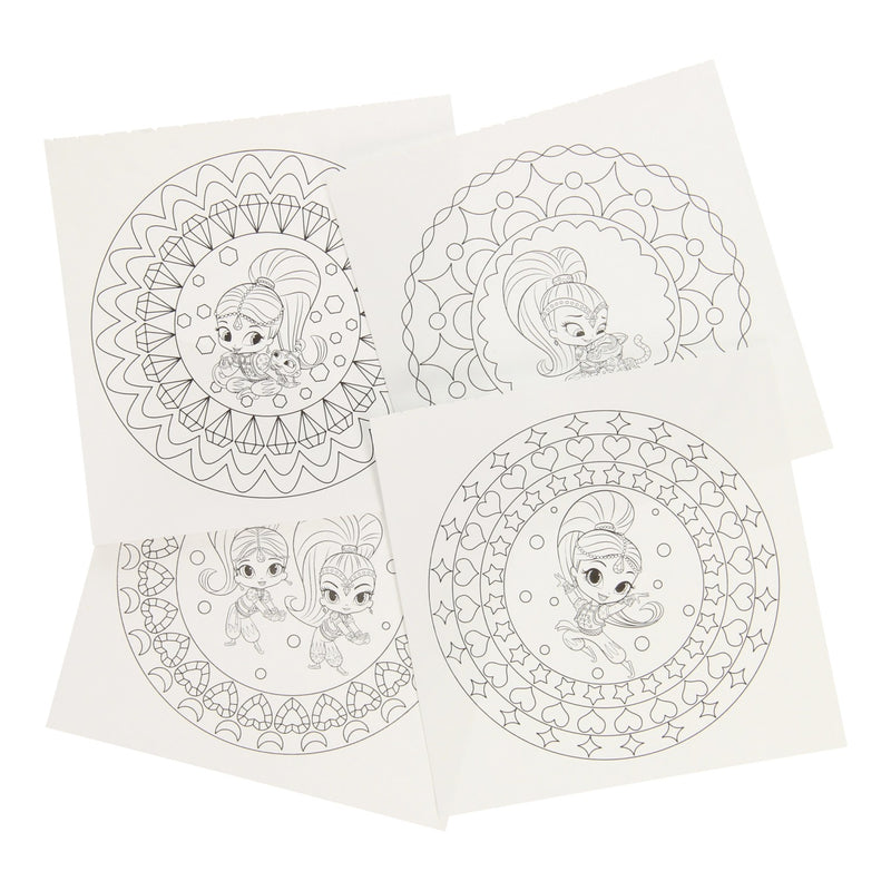 Load image into Gallery viewer, Shimmer shine mini mandala kleurboek