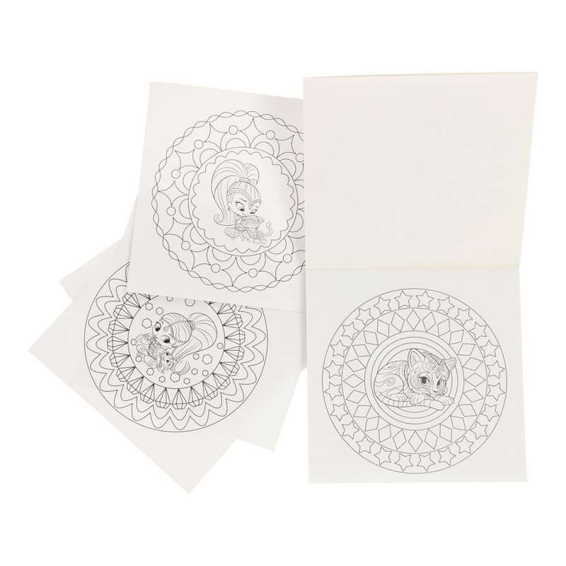 Load image into Gallery viewer, Shimmer shine mini mandala kleurboek