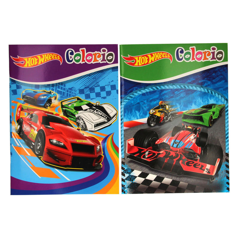 Afbeelding laden in galerijviewer, Hot wheels colorio kleurboek