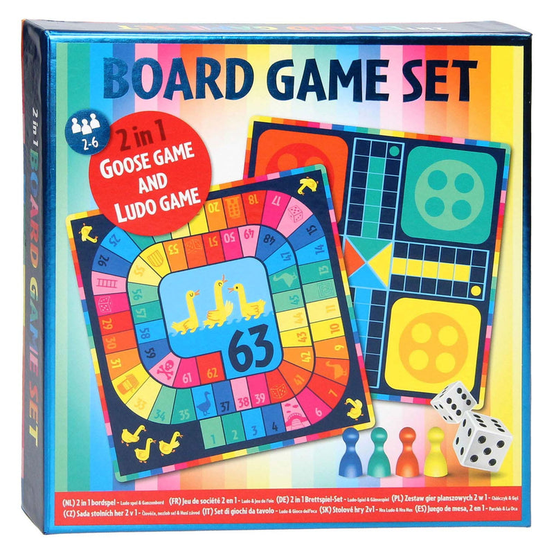 Load image into Gallery viewer, Wins holland kinderspel ludo ganzenbord 2in1