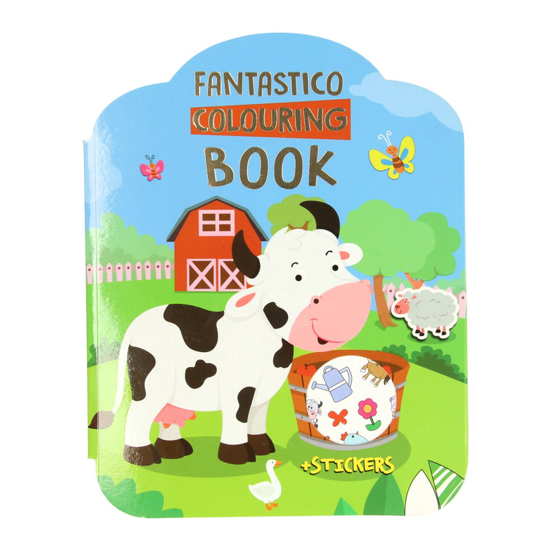 Load image into Gallery viewer, Wins Holland Fantastico Kleuren Stickerboek Boerderij