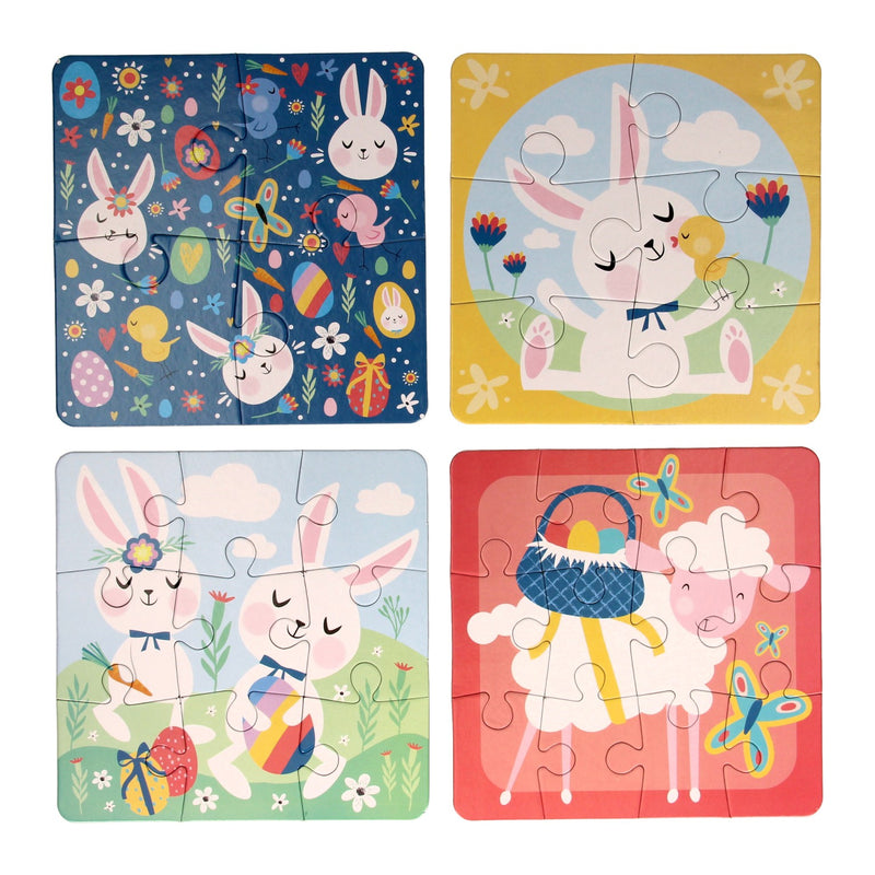 Load image into Gallery viewer, Wins holland kinderpuzzel pasen, 4in1