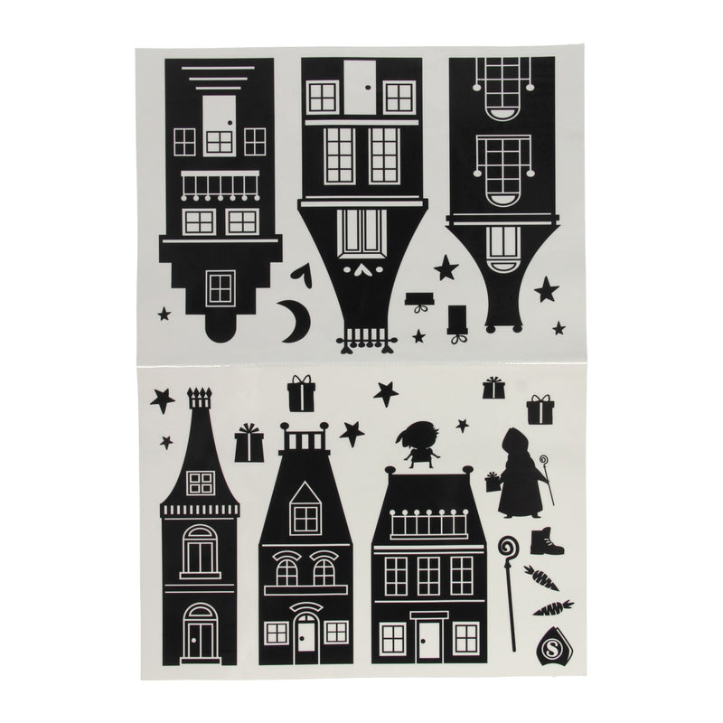 Load image into Gallery viewer, Wins holland silhouette raamstickers sinterklaas