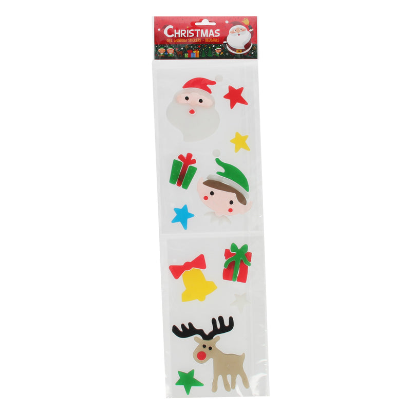 Load image into Gallery viewer, Herbruikbare Gel Raamstickers Kerst