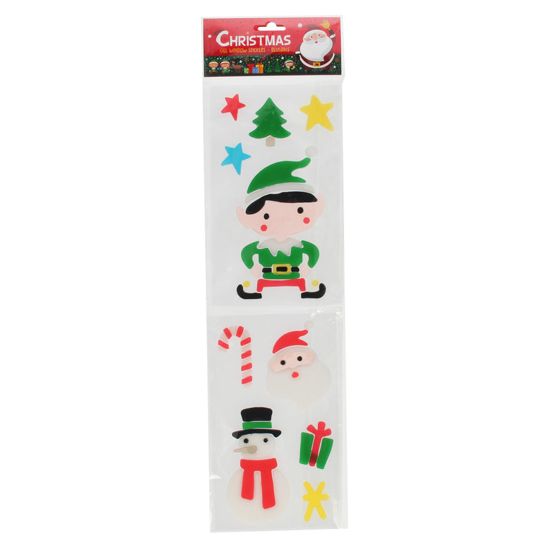 Load image into Gallery viewer, Herbruikbare Gel Raamstickers Kerst