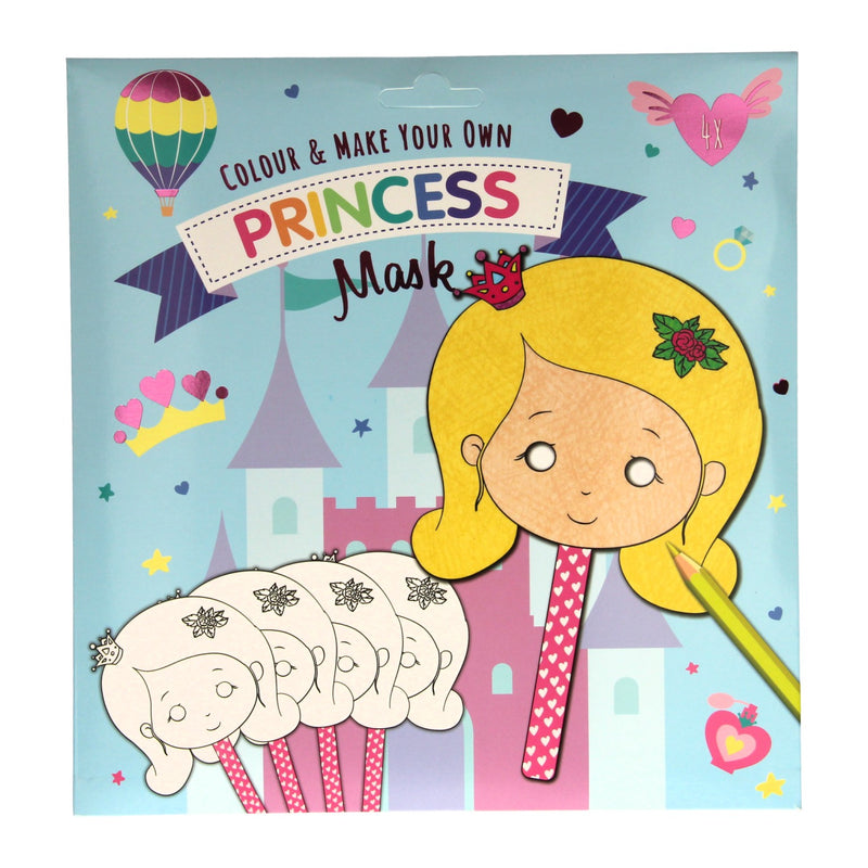 Load image into Gallery viewer, Wins holland kleur en maak je eigen maskers - prinses, 4st.