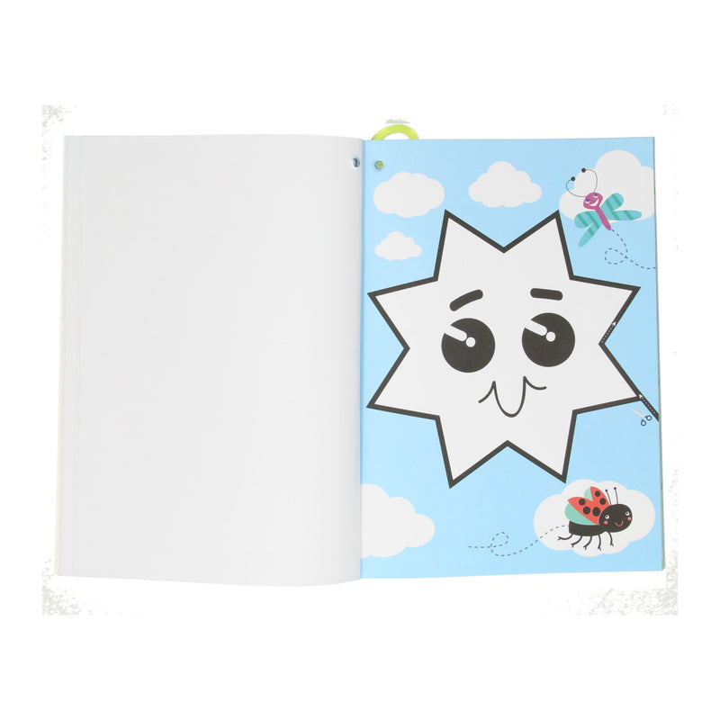 Load image into Gallery viewer, Wins holland knip- en kleurboek met veilig schaartje