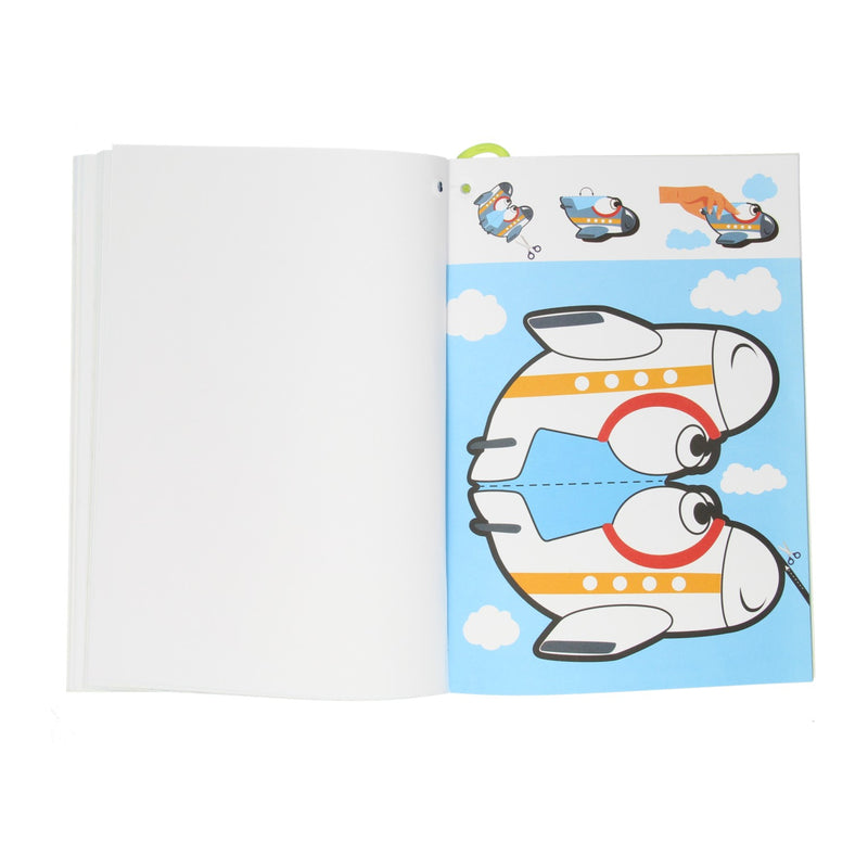 Load image into Gallery viewer, Wins holland knip- en kleurboek met veilig schaartje