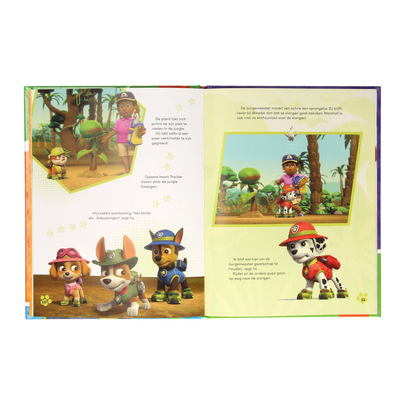 Load image into Gallery viewer, Wins holland voorleesboek de pups redden een reuzenplant paw patrol