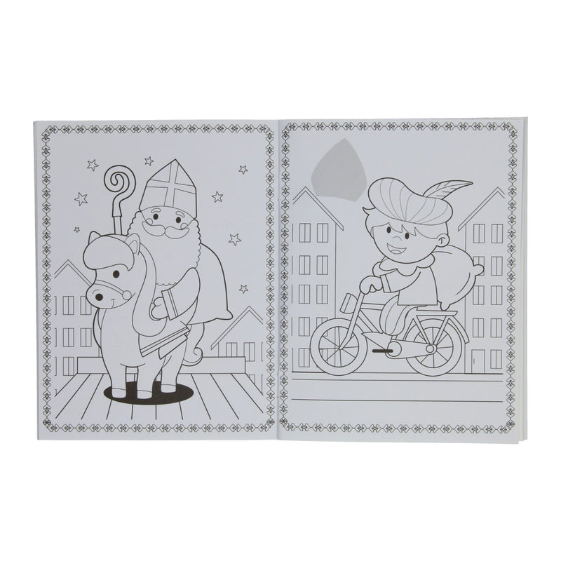 Load image into Gallery viewer, Boek specials nederland bv sinterklaas kleurboek met stickers