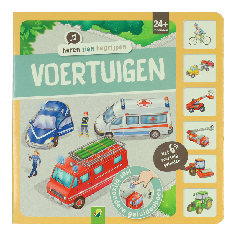 Load image into Gallery viewer, Wins holland geluidenboek voertuigen 6 geluiden