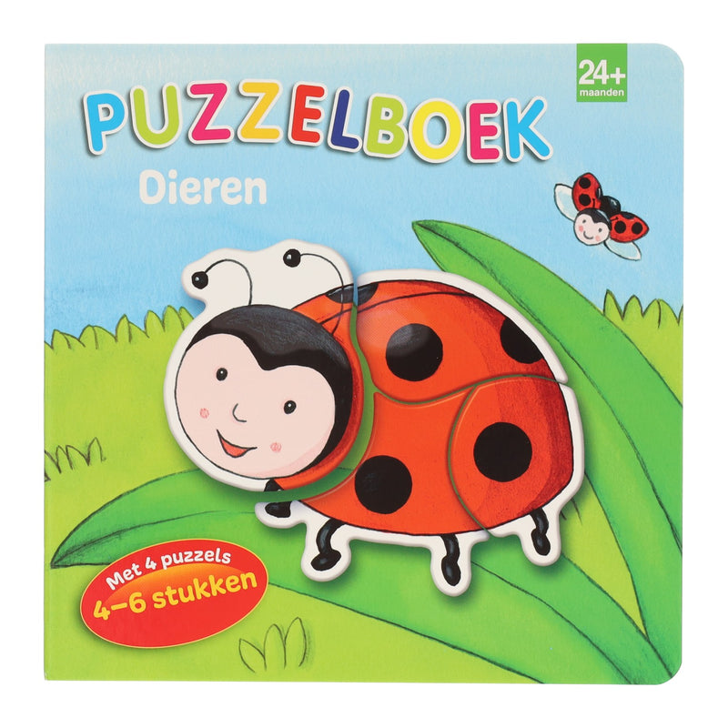 Load image into Gallery viewer, Wins holland puzzelboek dieren - 4 puzzels