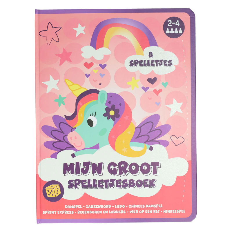Afbeelding laden in galerijviewer, Wins holland bordspellen boek 8 spellen eenhoorn - 3jr.