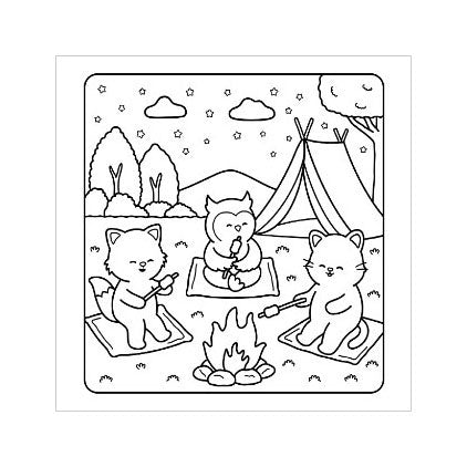 Afbeelding laden in galerijviewer, Rebo publishers comfy summer - cute cozy coloring. 6+
