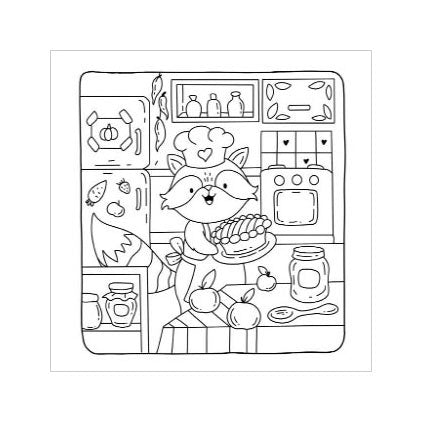Afbeelding laden in galerijviewer, Rebo publishers cozy autumn - cute cozy coloring. 6+