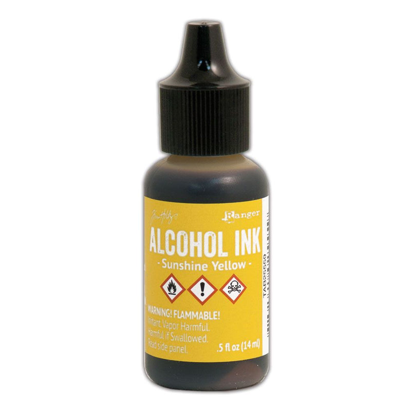Load image into Gallery viewer, Ranger ink ranger • tim holtz alcohol ink sunshine yellow 14ml