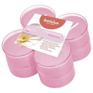 Chargez l'image dans la visionneuse de la galerie, Bolsius maxi waxinelichtjes true scents magnolia 8 stuks